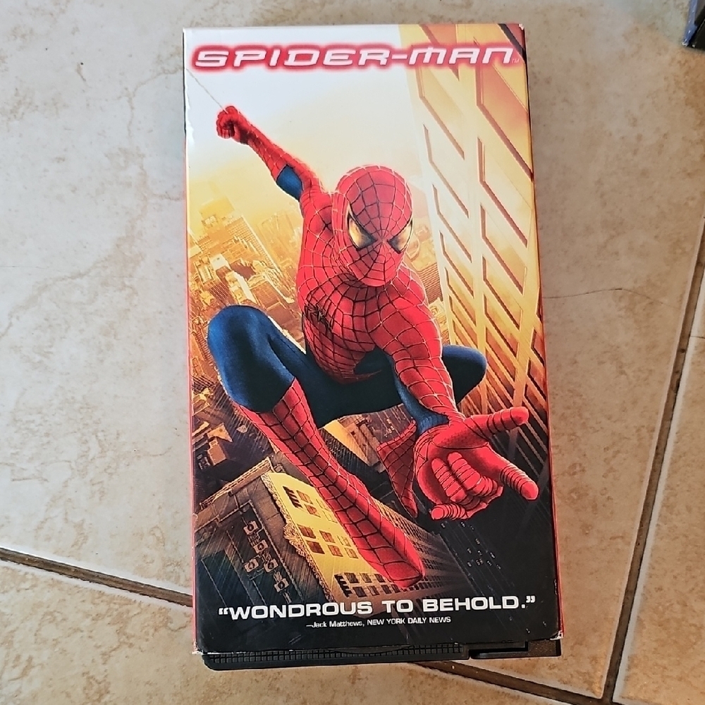 Spider-Man VHS with Iconic Cover Art